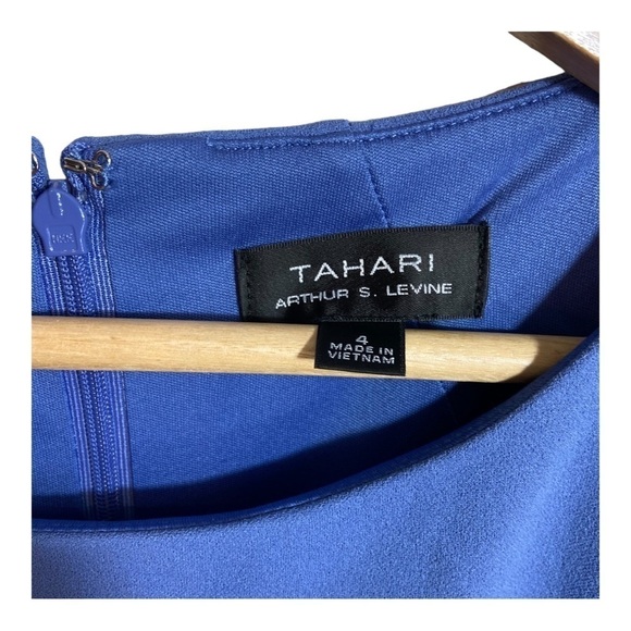 Tahari ASL Bow Fit and Flare Dress NWT - Picture 4 of 7